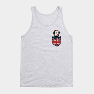 Charles Dickens Chest Pocket Tank Top